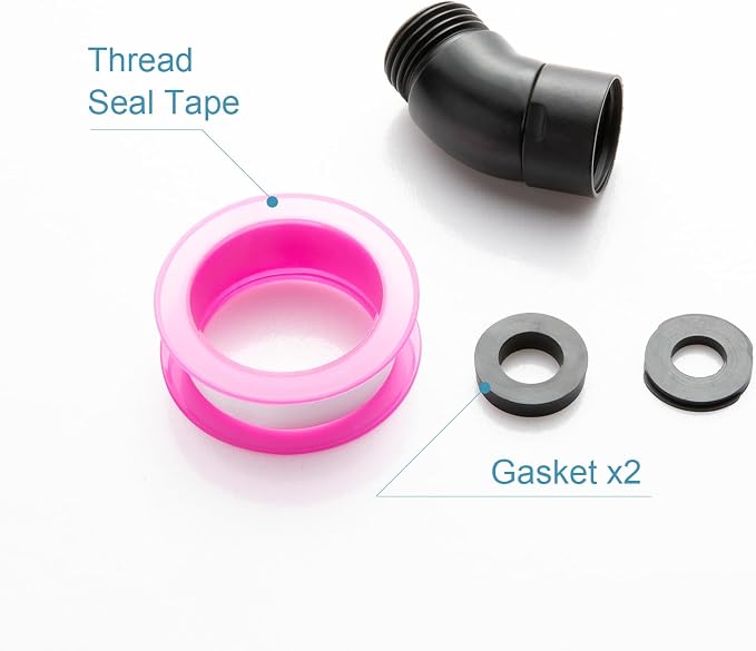 OFFO Shower Head Elbow Adapter, All Metal Handheld Shower Head Elbow Adapter - Image 7