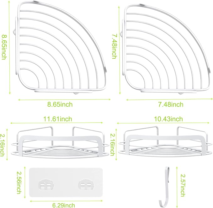 STEUGO 2-Pack Corner Shower - Image 5