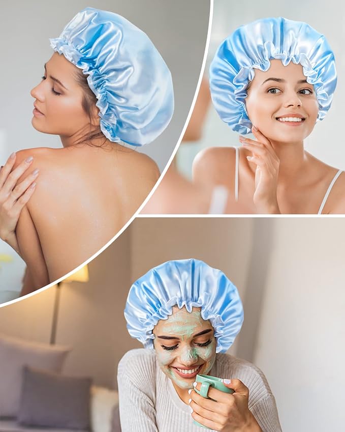Aquior Shower Caps, Reusable Shower Cap - Image 5