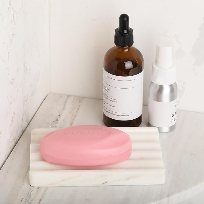 2PCS Koville African Natural Marble Soap Dish - Image 8