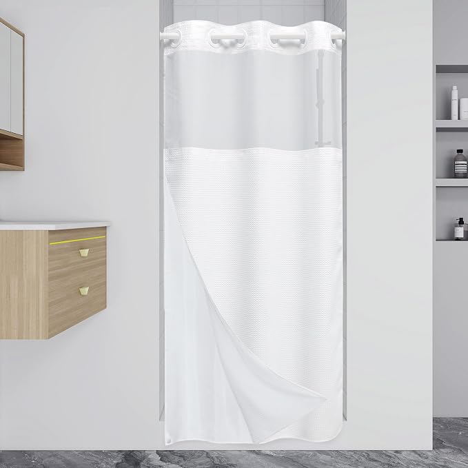 Stall No Hook Shower Curtain by EUTXL