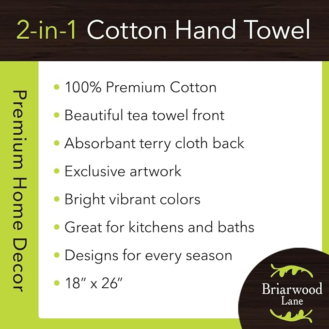 Briarwood Lane Christmas on The Farm Hand Towel - Image 4