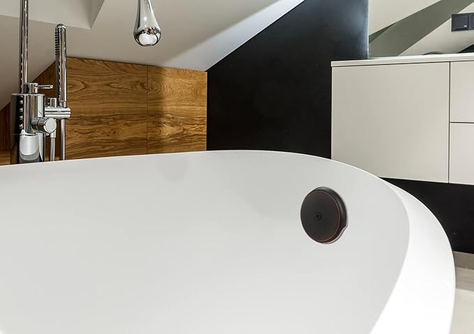 Single Hole Bathtub Drain Overflow Plate - Image 2