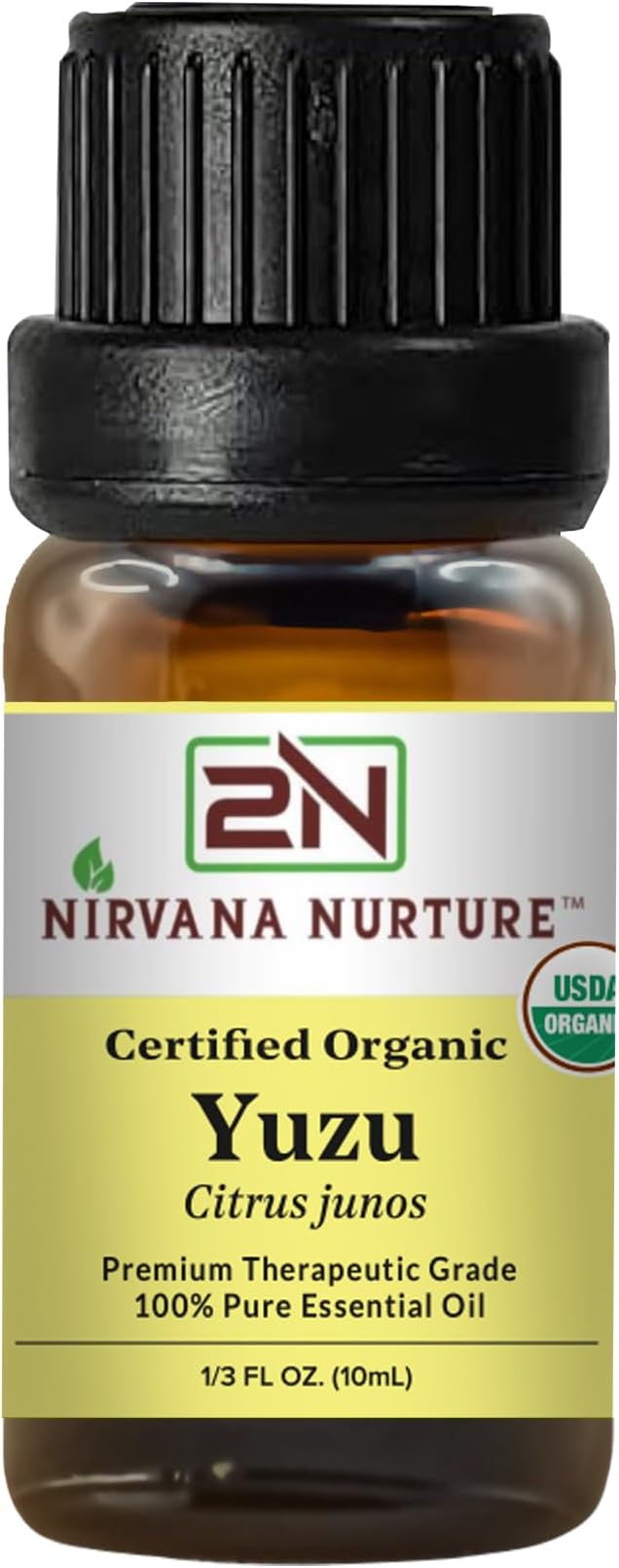Yuzu Essential Oil USDA Certified Organic, 100% Pure Natural Premium Grade by NirvanaNurture