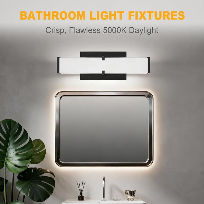 Bathroom Light Fixtures: 31.5 Inch ETL Certified LED Bathroom Vanity Light - Image 2