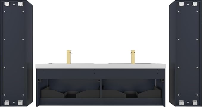 Blossom 60 Inch Double Sink Bathroom Vanity - Image 9