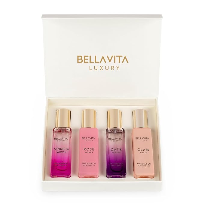 BellaVita Luxury Women's Perfume Gift Set | Notes of Floral, Spicey Red Fruit by BellavitaLuxury