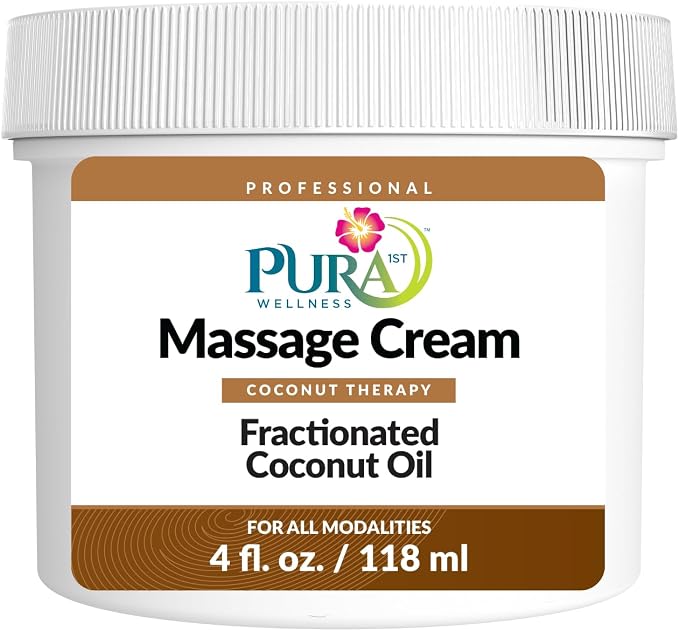 Coconut Therapy Massage Cream, Coconut Massage, Professional Deep Tissue by Pura1st