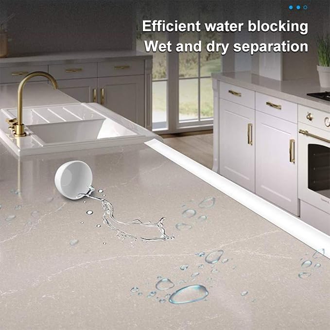 78 Inch Water Guard for Kitchen Sink，Silicone Rubber Kitchen Splash Guard - Image 8