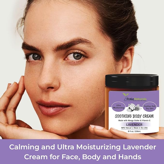RaGaNaturals Calming Lavender Hand & Body Cream - Image 2
