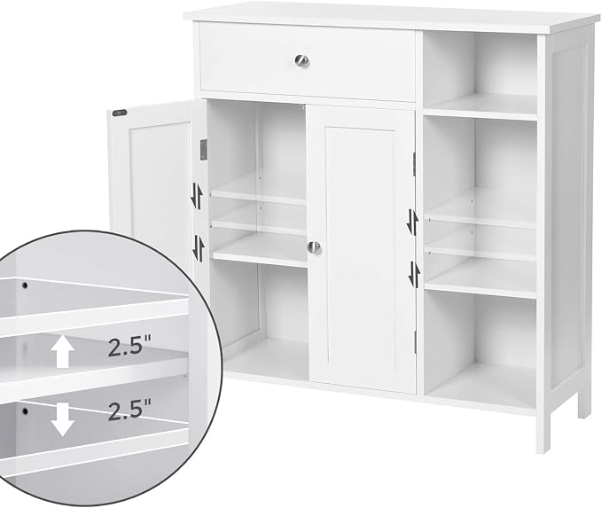 VASAGLE Floor Storage Cabinet - Image 7