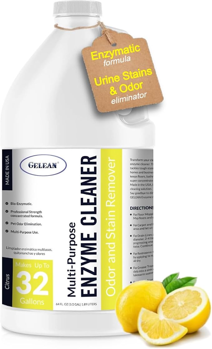 Multi-Purpose Probiotic Enzyme Citrus Cleaner, 64oz by GELEANhighqualityproduct