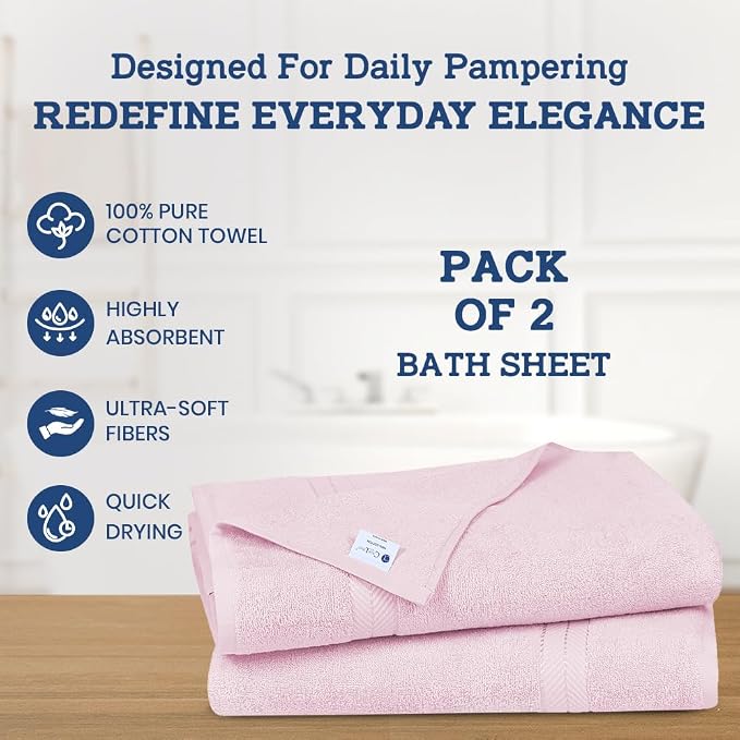 Casa Lino Bath Sheets Set Extra Large - Image 2