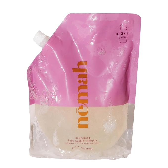 Nemah - 2-in-1 Baby Soap and Shampoo Refill - Tear-Free Baby Body Wash and by Nemah