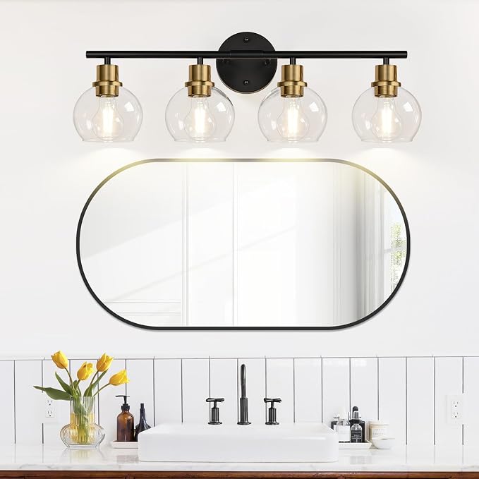 2025 Upgrade 4-Light Bathroom Light Fixtures, Vanity Lights - Image 8