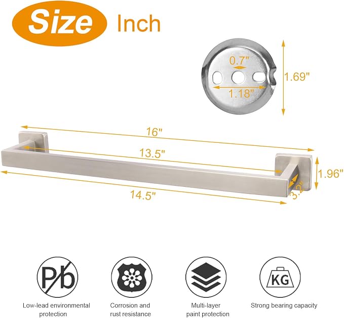 TocTen Bath Towel Rack - Image 2