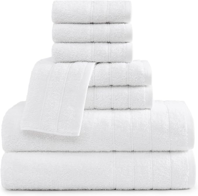 Casa Platino 100% Cotton Luxury Bathroom Towel Set - Image 2