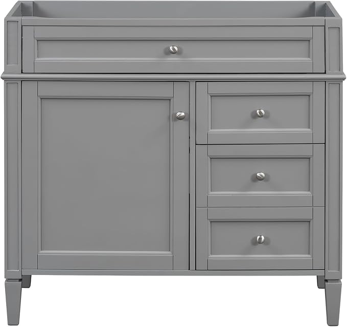 Favfurish 36" Bathroom Vanity Without Top Sink, Modern Freestanding Storage - Image 3