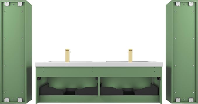 Blossom 60 Inch Double Sink Bathroom Vanity - Image 9