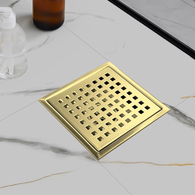 morefine Gold Shower Drain 6 inch - Image 4