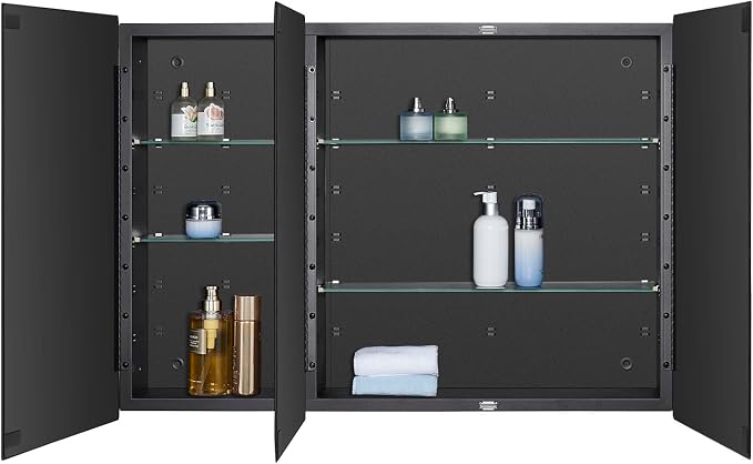 Black Bathroom Medicine Cabinet - Image 2
