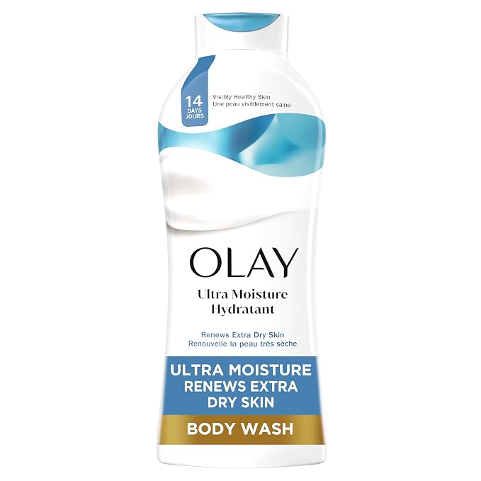Olay Body Wash for Women, Ultra Moisture, For Extra Dry Skin, 24hr Moisturizing by Olay
