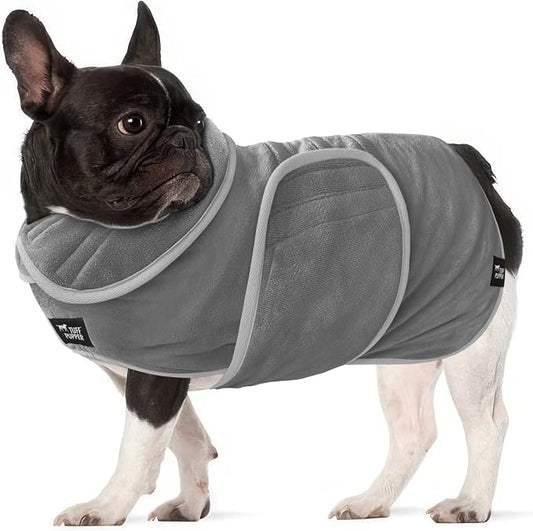 Tuff Pupper Fast Drying Dog Bath Robe | 800 GSM Plush Dog Towel by TuffPupper