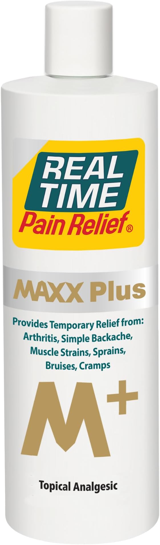 Real Time Pain Relief MAXX Plus - 12oz Bottle | Intensive Formula by RealTimePainRelief