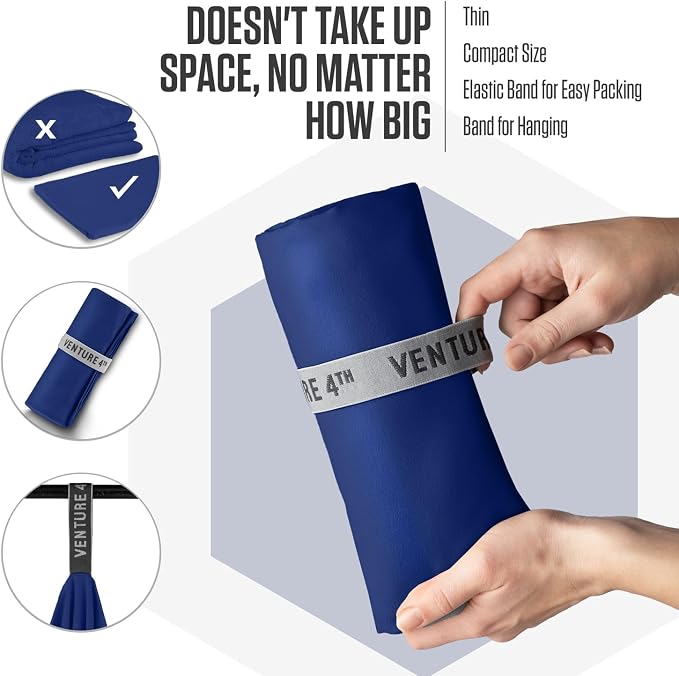 VENTURE 4TH Quick Dry Towel. Microfiber Travel Towel Ideal - Image 7