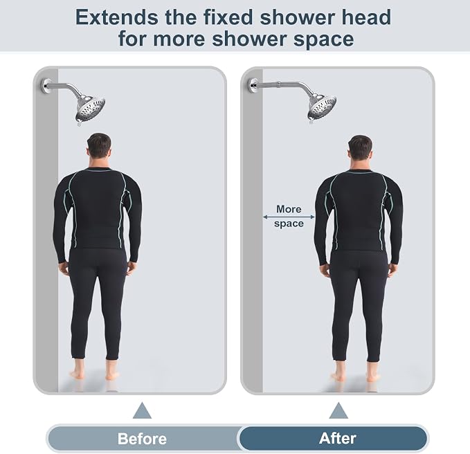 BRIGHT SHOWERS Shower Arm Extender - Image 6