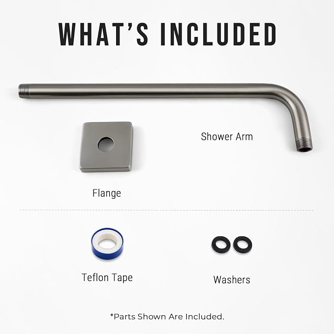 G-Promise All Metal 15.2-Inch Shower Arm - Image 6