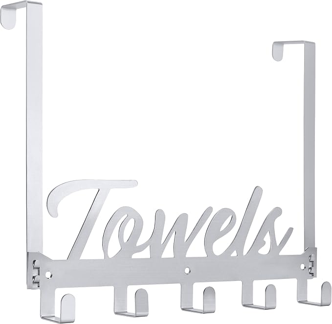 Over The Door Hooks, Towel Hook Towel Holder Over Door Towel Hanger Door Hanger by Azmoncy