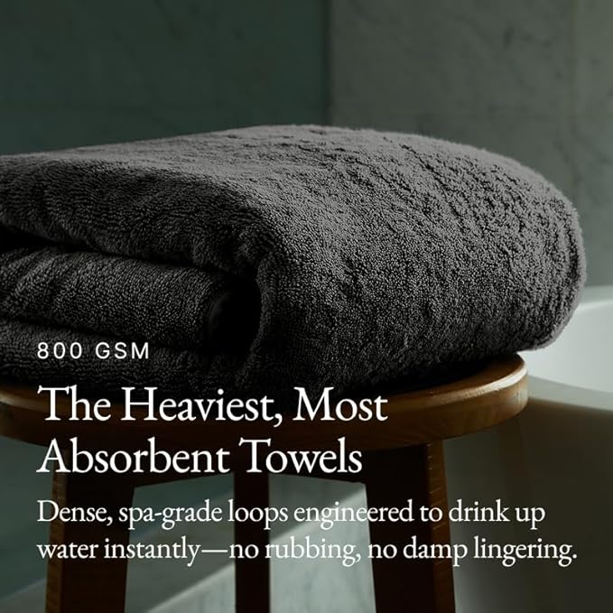 Italic Ultraplush 100% Australian Cotton Towels Standard 6 Piece Set, 2 Bath - Image 5