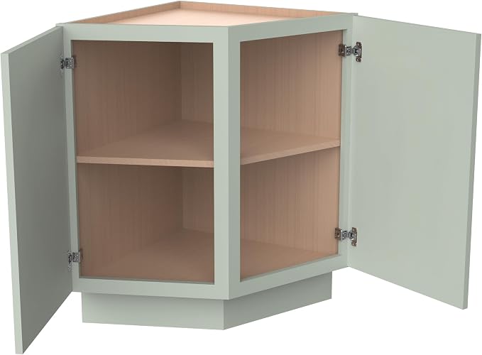 Corner Cabinet for Kitchen Bathroom, Solid Wood Frame - Image 7