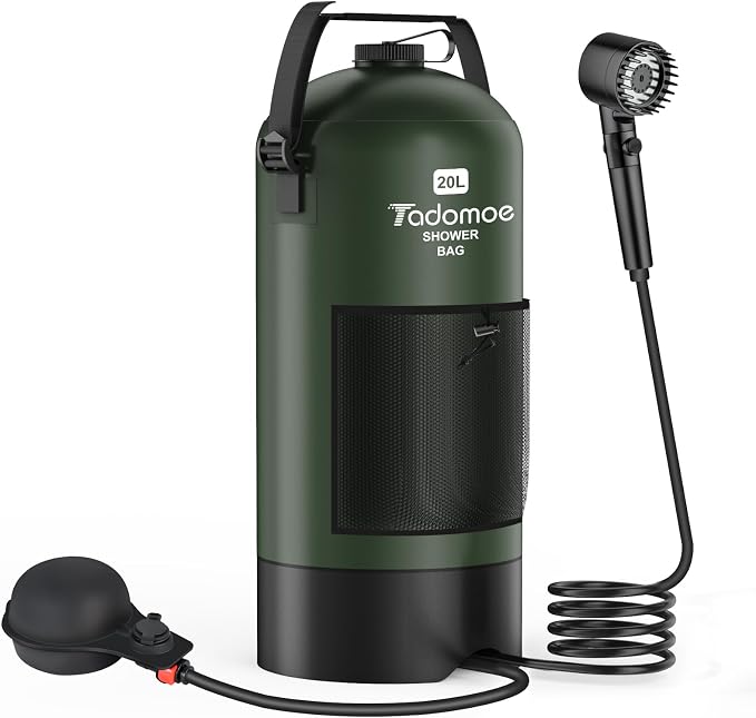 Portable Shower for Camping, 5 Gal/20 L Solar Heating Camping Shower Bag by ExploreMoreFromTrailstoShores%E2%80%93We%E2%80%99veGotYouCovered