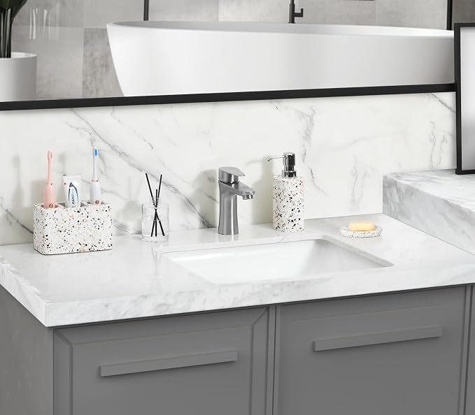 Luxspire Electric Toothbrush Holder, 3 Slots Large Toothbrush Toothpaste Stand - Image 7