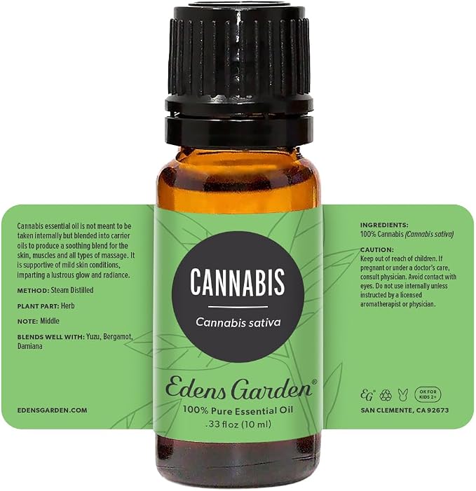 Edens Garden Cannabis Essential Oil- 100% Pure Premium Grade, Therapeutic - Image 9