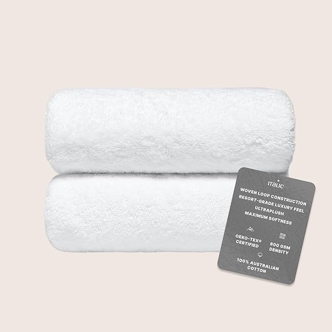 Italic Ultraplush 100% Australian Cotton Bath Sheets - Image 2