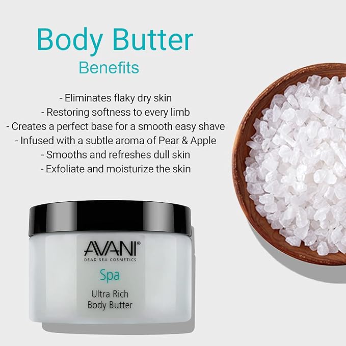 Avani Ultra Rich Body Butter-Dead Sea Salt, Aloe Vera, Vitamin E, Olive - Image 6