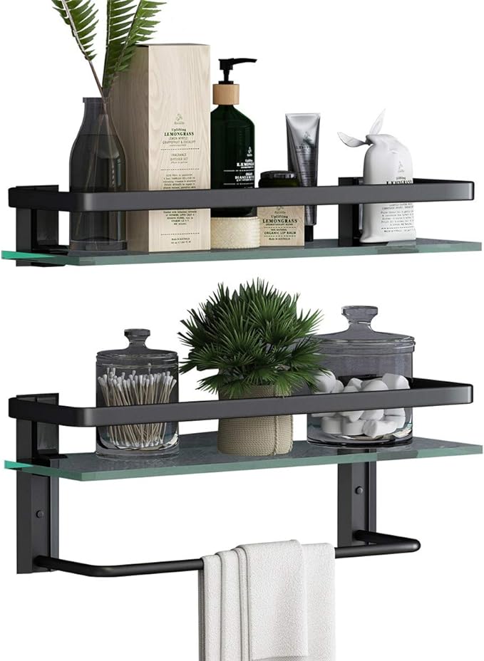 VOLPONE Glass Bathroom Shelf - Image 5