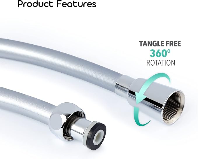 Flexible PVC Shower Hose for Barumi Livo & Pluo Handheld Showerhead - Image 2