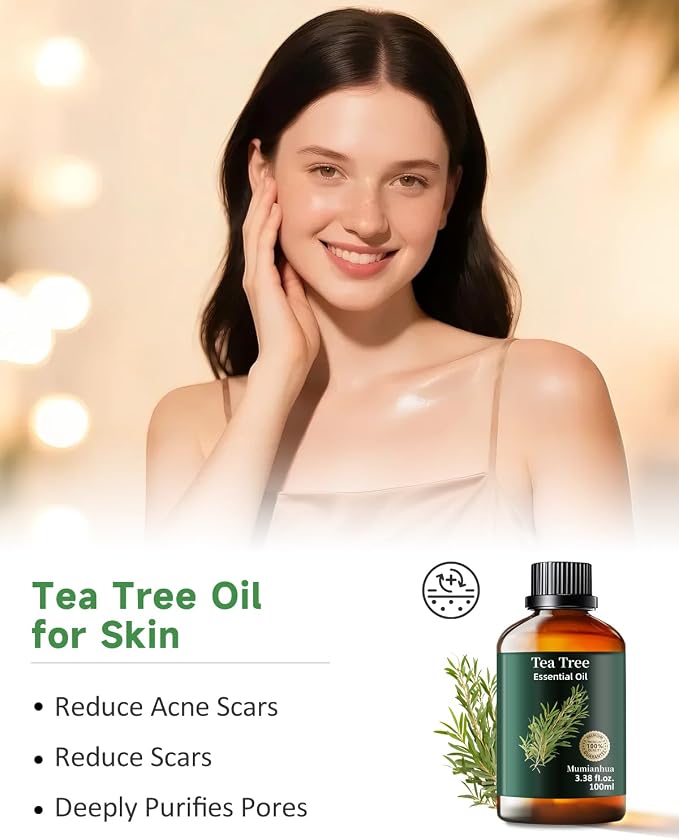 Pure Tea Tree Essential Oil, Mumianhua Natural Purifying Oil - Image 3