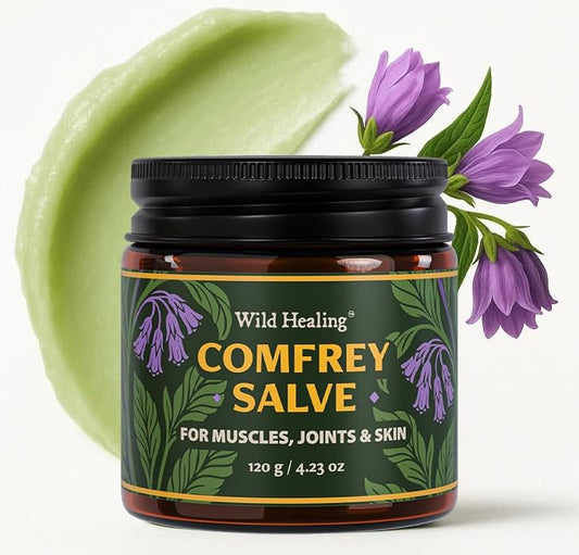 Wild Healing Comfrey Salve – Concentrated Herbal Balm by WildHealing
