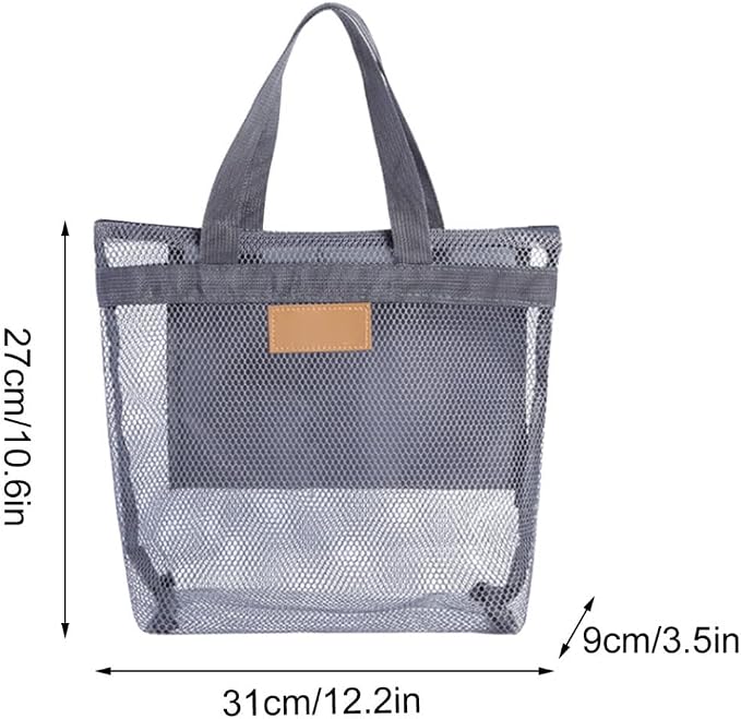 Mesh Shower Caddy Portable Hanging Quick Dry Bath Tote Organizer - Image 4