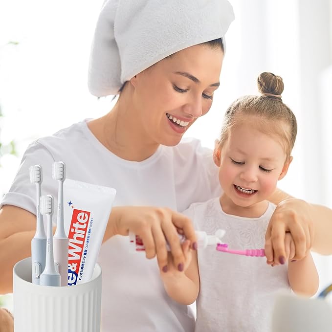 White Toothbrush Holders for Bathrooms - Image 2
