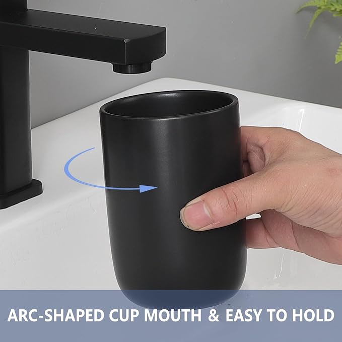 Matte Black Toothbrush Holders for Bathrooms - Image 4