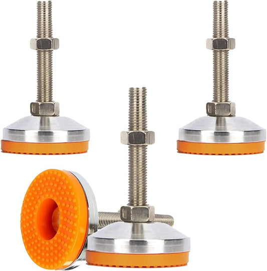 4Pcs Leveling Feet-M10 Thread Adjustable Leg Leveler Carbon Steel by YZZHAJ