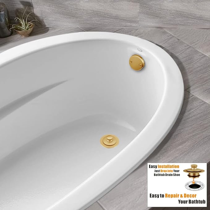 Artiwell Bath Tub Drain Trim Set Conversion Kit Assembly, - Image 4