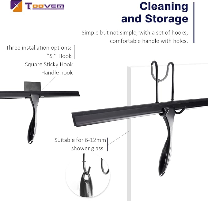 14'' Shower Squeegee, TOOVEM Squeegee - Image 2