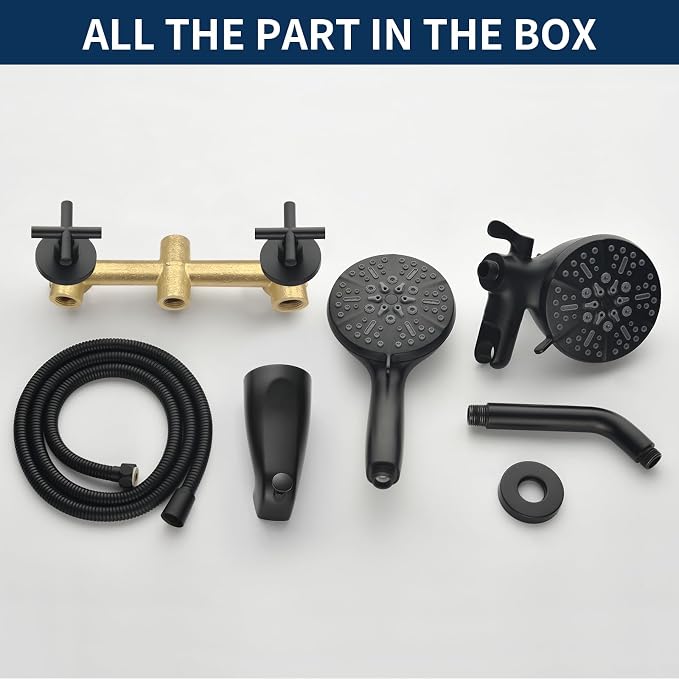 2 Handles Shower Faucet Set - Image 7